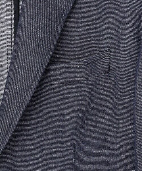 JOSEPH ABBOUD / ジョセフ アブード Gジャン・デニムジャケット | 【JAPANファブリック/セットアップ/清涼】LINEN DENIM ジャケット | 詳細6