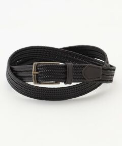 JOSEPH ABBOUD / ジョセフ アブード ベルト・サスペンダー | 【キングサイズ・イタリア素材・ストレッチ・日本製】 ストレッチレザー ベルト　30