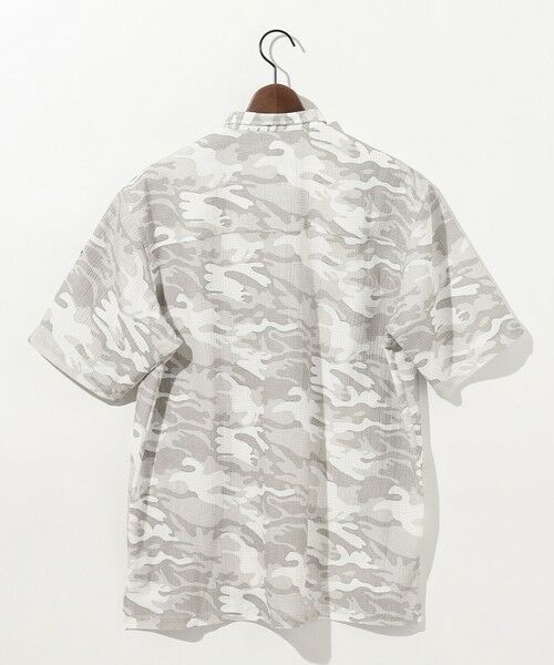 JOSEPH ABBOUD / ジョセフ アブード シャツ・ブラウス | 【軽量/ストレッチ】メッシュサッカーカモ アウトドア シャツ | 詳細8