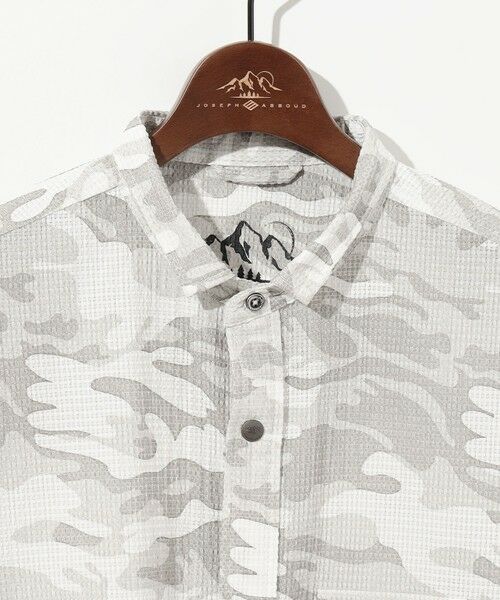 JOSEPH ABBOUD / ジョセフ アブード シャツ・ブラウス | 【軽量/ストレッチ】メッシュサッカーカモ アウトドア シャツ | 詳細9