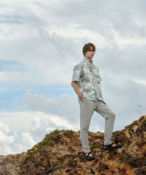 JOSEPH ABBOUD / ジョセフ アブード シャツ・ブラウス | 【軽量/ストレッチ】メッシュサッカーカモ アウトドア シャツ | 詳細2