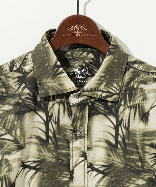 JOSEPH ABBOUD / ジョセフ アブード シャツ・ブラウス | 【イタリア素材/軽量/撥水/ストレッチ】X-WAVEヤシパターン シャツ | 詳細4