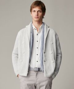 JOSEPH ABBOUD / ジョセフ アブード カーディガン・ボレロ | 【キングサイズ・イタリア糸使用】コットンリリヤーン ニット ジャケット