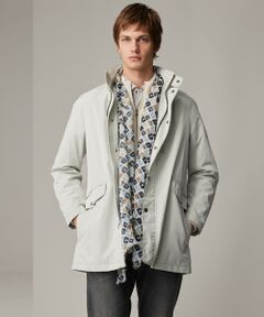 JOSEPH ABBOUD / ジョセフ アブード ステンカラーコート | 【キングサイズ・7ポケット/軽量/ECO撥水/インフード】ライトマイクロリップピーチ コート