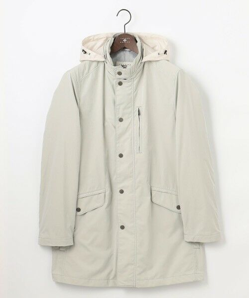JOSEPH ABBOUD / ジョセフ アブード ステンカラーコート | 【キングサイズ・7ポケット/軽量/ECO撥水/インフード】ライトマイクロリップピーチ コート | 詳細13
