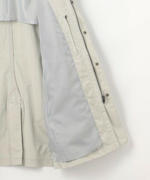 JOSEPH ABBOUD / ジョセフ アブード ステンカラーコート | 【キングサイズ・7ポケット/軽量/ECO撥水/インフード】ライトマイクロリップピーチ コート | 詳細17