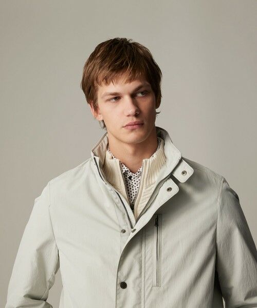 JOSEPH ABBOUD / ジョセフ アブード ステンカラーコート | 【キングサイズ・7ポケット/軽量/ECO撥水/インフード】ライトマイクロリップピーチ コート | 詳細4