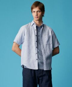 JOSEPH ABBOUD / ジョセフ アブード シャツ・ブラウス | 【麻100％・軽い・涼しい】 モイスチャーリネン半袖 シャツ