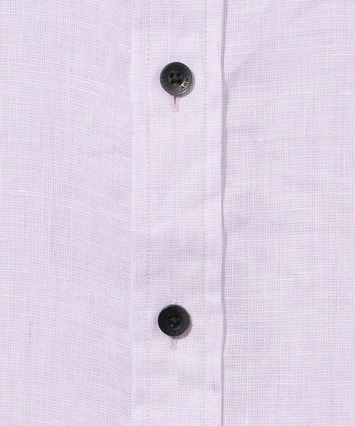 JOSEPH ABBOUD / ジョセフ アブード シャツ・ブラウス | 【麻100％・軽い・涼しい】 モイスチャーリネン半袖 シャツ | 詳細9
