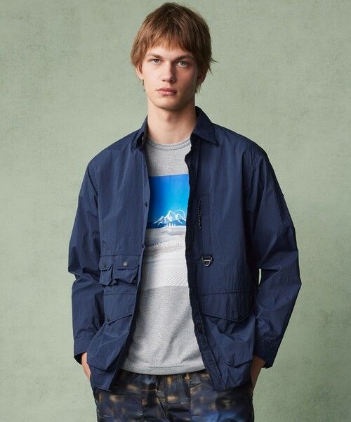 JOSEPH ABBOUD / ジョセフ アブード シャツ・ブラウス | 【軽量/ストレッチ/ECO撥水】ライトワッシャーストレッチ アウトドア シャツ | 詳細4