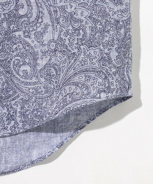JOSEPH ABBOUD / ジョセフ アブード シャツ・ブラウス | 【キングサイズ・麻100％・軽い・涼しい】 モイスチャーリネンペイズリー シャツ | 詳細12