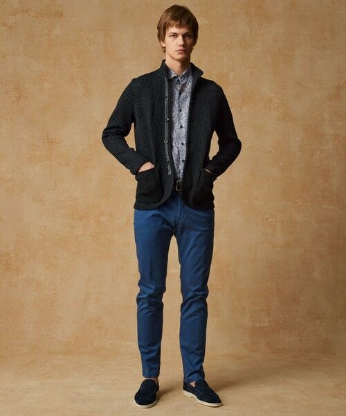 JOSEPH ABBOUD / ジョセフ アブード シャツ・ブラウス | 【キングサイズ・麻100％・軽い・涼しい】 モイスチャーリネンペイズリー シャツ | 詳細7