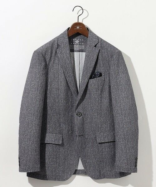JOSEPH ABBOUD / ジョセフ アブード テーラードジャケット | 【キングサイズ・ストレッチ・洗える・軽量・防しわ・速乾・エコ撥水】ライトウェーブジャケット | 詳細4