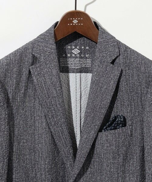JOSEPH ABBOUD / ジョセフ アブード テーラードジャケット | 【キングサイズ・ストレッチ・洗える・軽量・防しわ・速乾・エコ撥水】ライトウェーブジャケット | 詳細6