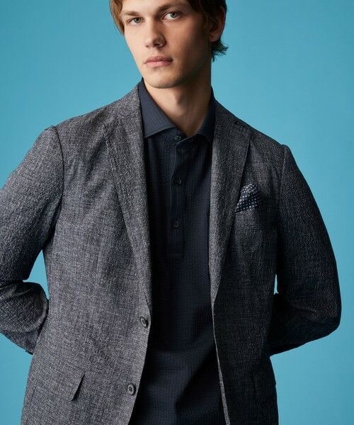 JOSEPH ABBOUD / ジョセフ アブード テーラードジャケット | 【キングサイズ・洗える/UV/エコ撥水/26SSモデル登場】ライトウェーブライト ジャケット | 詳細5