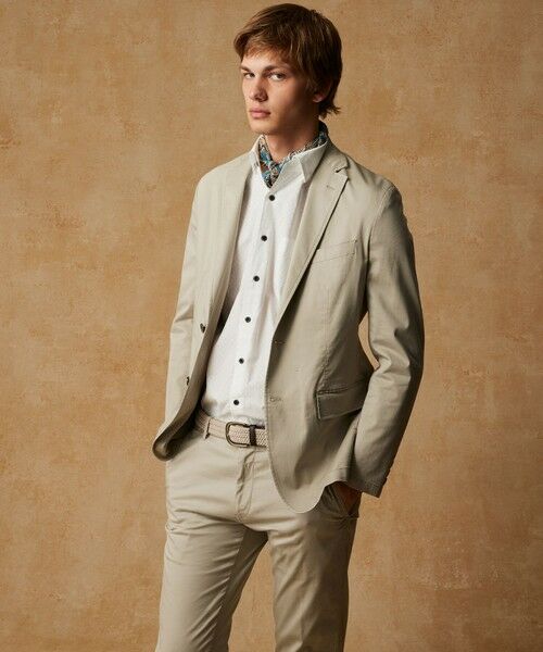JOSEPH ABBOUD / ジョセフ アブード テーラードジャケット | 【ストレッチ/JAPANファブリック】ヴィンテージコットンストレッチ ジャケット | 詳細1
