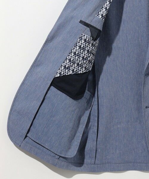 JOSEPH ABBOUD / ジョセフ アブード テーラードジャケット | 【清涼/ストレッチ】ストレッチリネンシャンブレー ジャケット | 詳細8