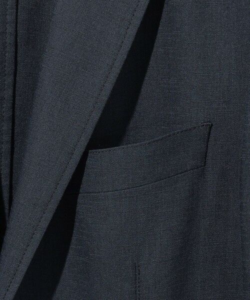 JOSEPH ABBOUD / ジョセフ アブード テーラードジャケット | 【清涼/ストレッチ】ストレッチリネンシャンブレー ジャケット | 詳細10