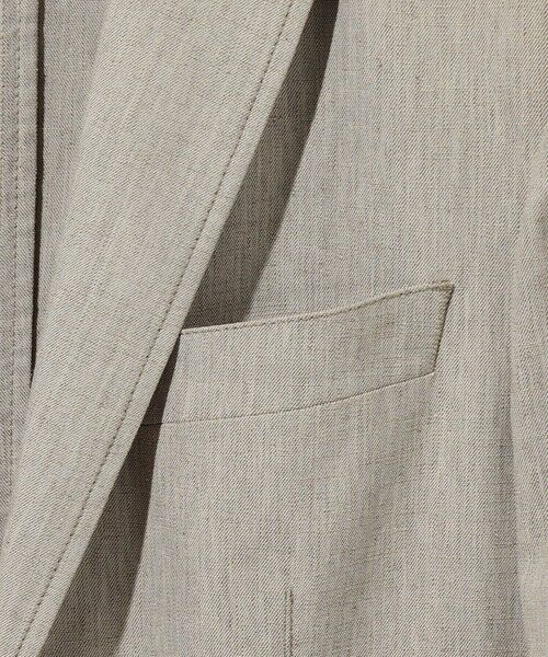 JOSEPH ABBOUD / ジョセフ アブード テーラードジャケット | 【清涼/ストレッチ】ストレッチリネンシャンブレー ジャケット | 詳細15