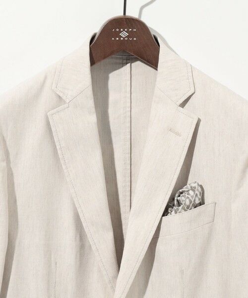 JOSEPH ABBOUD / ジョセフ アブード テーラードジャケット | 【清涼/ストレッチ】ストレッチリネンシャンブレー ジャケット | 詳細27