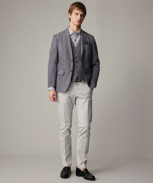 JOSEPH ABBOUD / ジョセフ アブード テーラードジャケット | 【ストレッチ・洗える・軽量・防しわ・速乾・エコ撥水】ライトウェーブジャケット | 詳細1