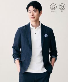 JOSEPH ABBOUD / ジョセフ アブード テーラードジャケット | 【洗える/UV/エコ撥水/26SSモデル登場】ライトウェーブライト ジャケット