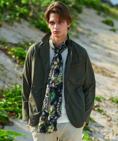 JOSEPH ABBOUD / ジョセフ アブード ブルゾン | 晴雨兼用【軽量/ストレッチ/撥水】ライトワッシャーストレッチ アクティブレジャージャケット