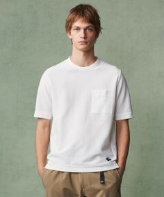 JOSEPH ABBOUD / ジョセフ アブード カットソー | 【MADE IN JAPAN/吸水速乾】ダイヤモンドワッフル アウトドア Tシャツ