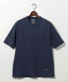 JOSEPH ABBOUD / ジョセフ アブード カットソー | 【MADE IN JAPAN/吸水速乾】ダイヤモンドワッフル アウトドア Tシャツ