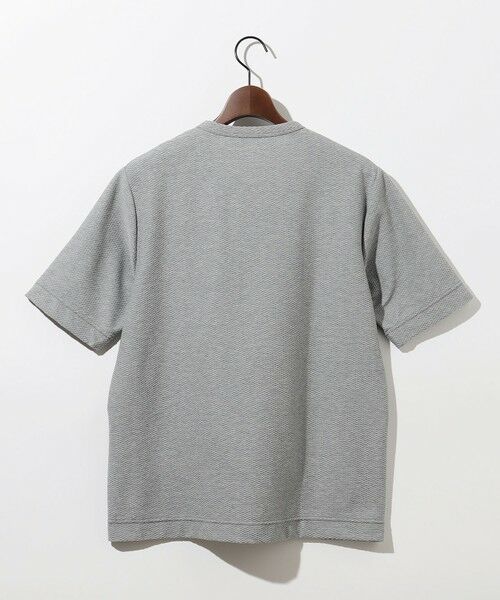 JOSEPH ABBOUD / ジョセフ アブード カットソー | 【MADE IN JAPAN/吸水速乾】ダイヤモンドワッフル アウトドア Tシャツ | 詳細8