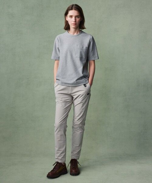 JOSEPH ABBOUD / ジョセフ アブード カットソー | 【MADE IN JAPAN/吸水速乾】ダイヤモンドワッフル アウトドア Tシャツ | 詳細4