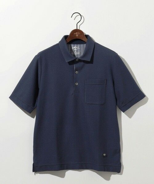 JOSEPH ABBOUD / ジョセフ アブード ポロシャツ | 【MADE IN JAPAN/吸水速乾】ダイヤモンドワッフル アウトドア ポロシャツ | 詳細6