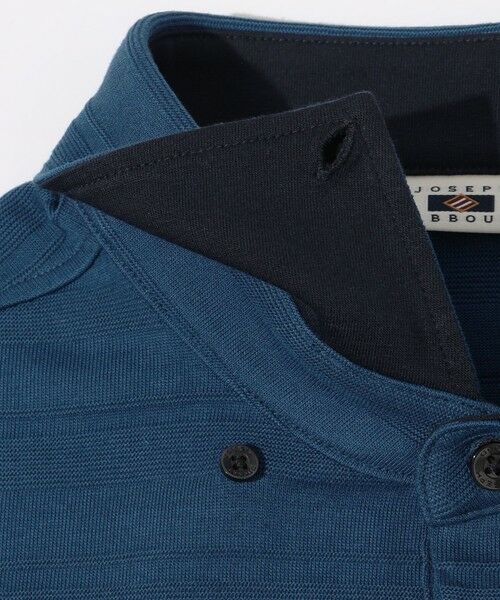 JOSEPH ABBOUD / ジョセフ アブード ポロシャツ | クールビズ【オーガニックコットン使用・日本素材】リンクスボーダー ポロシャツ | 詳細11