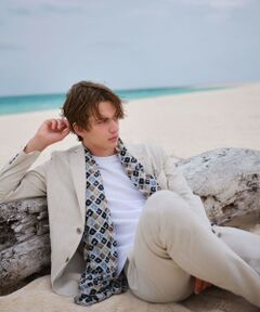 JOSEPH ABBOUD / ジョセフ アブード マフラー・ショール・スヌード・ストール | 【V.FRAAS】ビンテージジオメトリック ストール