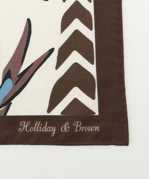 JOSEPH ABBOUD / ジョセフ アブード バンダナ・スカーフ | 【イタリア製・Holliday&Brown】バードグラフィックプリント スカーフ | 詳細2