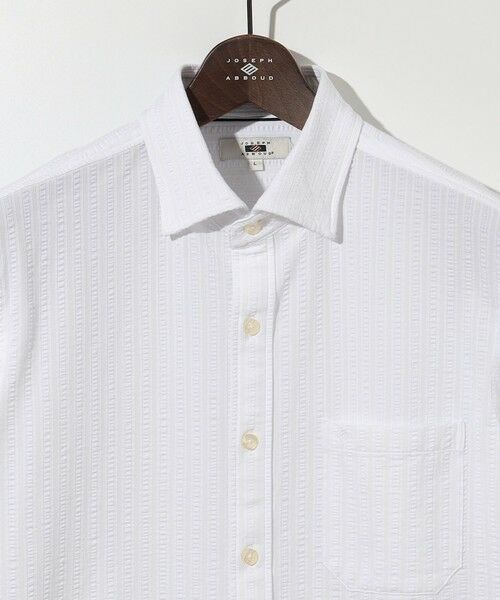 JOSEPH ABBOUD / ジョセフ アブード シャツ・ブラウス | 【キングサイズ・ストレッチ/イージーケア】コンパクトジャージーサッカーシャツ | 詳細6