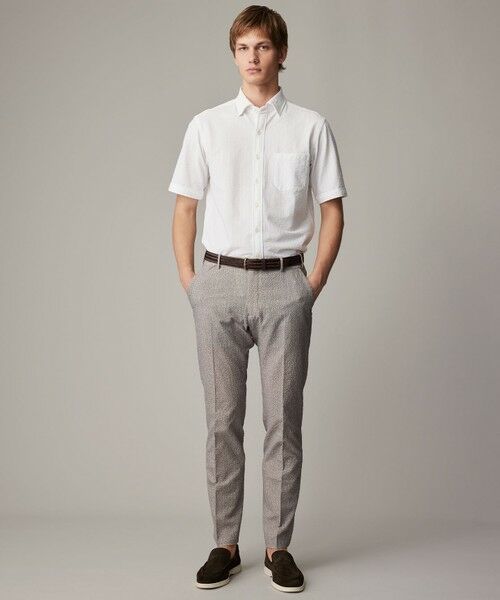 JOSEPH ABBOUD / ジョセフ アブード シャツ・ブラウス | 【キングサイズ・ストレッチ/イージーケア】コンパクトジャージーサッカーシャツ | 詳細2