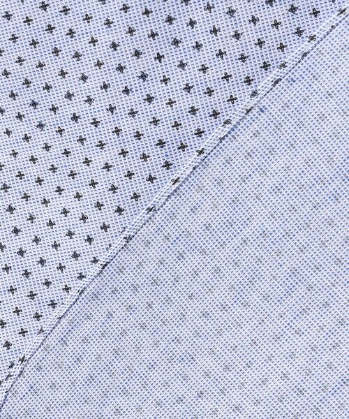 JOSEPH ABBOUD / ジョセフ アブード シャツ・ブラウス | 【キングサイズ・ビジネスシーンに最適・サステイナブル】ソアロンンシャンブレープリント 半袖 シャツ | 詳細8