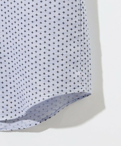 JOSEPH ABBOUD / ジョセフ アブード シャツ・ブラウス | 【キングサイズ・ビジネスシーンに最適・サステイナブル】ソアロンンシャンブレープリント 半袖 シャツ | 詳細4