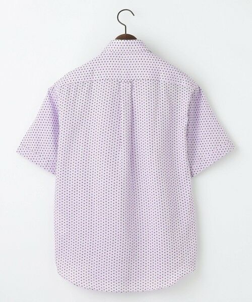 JOSEPH ABBOUD / ジョセフ アブード シャツ・ブラウス | 【キングサイズ・ビジネスシーンに最適・サステイナブル】ソアロンンシャンブレープリント 半袖 シャツ | 詳細13