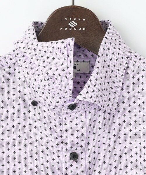 JOSEPH ABBOUD / ジョセフ アブード シャツ・ブラウス | 【キングサイズ・ビジネスシーンに最適・サステイナブル】ソアロンンシャンブレープリント 半袖 シャツ | 詳細18