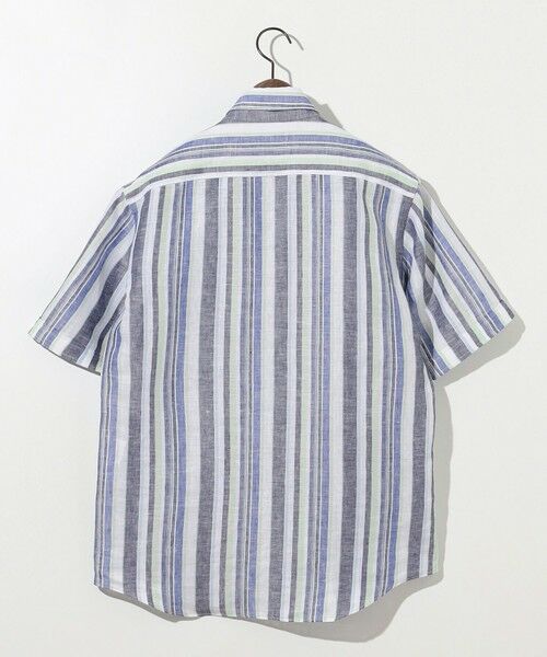 JOSEPH ABBOUD / ジョセフ アブード シャツ・ブラウス | 【キングサイズ・麻100％・軽い・涼しい】 モイスチャーリネンストライプシャツ | 詳細5