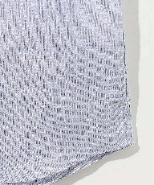 JOSEPH ABBOUD / ジョセフ アブード シャツ・ブラウス | 【キングサイズ・麻100％・軽い・涼しい】 モイスチャーリネンバンドカラーシャツ | 詳細11