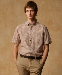 JOSEPH ABBOUD / ジョセフ アブード シャツ・ブラウス | 【キングサイズ・サスティナブル】ジオメットリックパターン シャツ