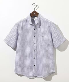 JOSEPH ABBOUD / ジョセフ アブード シャツ・ブラウス | 【キングサイズ・サスティナブル】ジオメットリックパターン シャツ