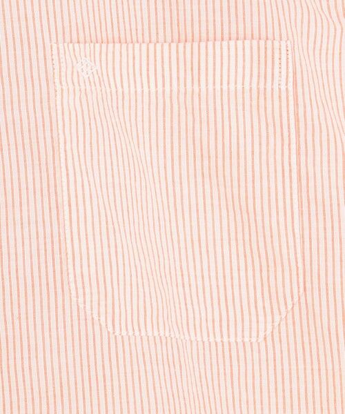 JOSEPH ABBOUD / ジョセフ アブード シャツ・ブラウス | 【キングサイズ・サスティナブル・7分袖】コットンリヨセルリネンコードストライプ シャツ | 詳細7