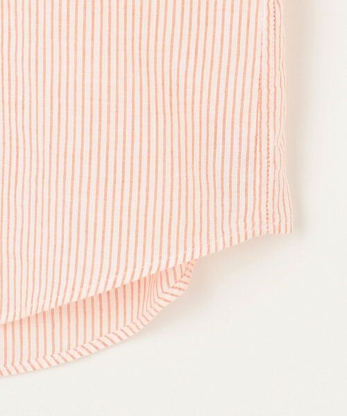 JOSEPH ABBOUD / ジョセフ アブード シャツ・ブラウス | 【キングサイズ・サスティナブル・7分袖】コットンリヨセルリネンコードストライプ シャツ | 詳細9