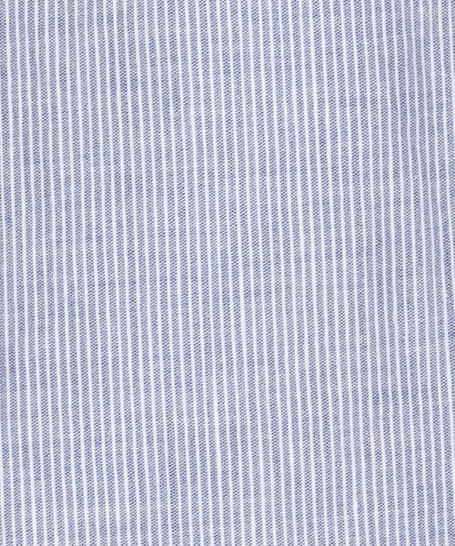 JOSEPH ABBOUD / ジョセフ アブード シャツ・ブラウス | 【キングサイズ・サスティナブル・7分袖】コットンリヨセルリネンコードストライプ シャツ | 詳細14