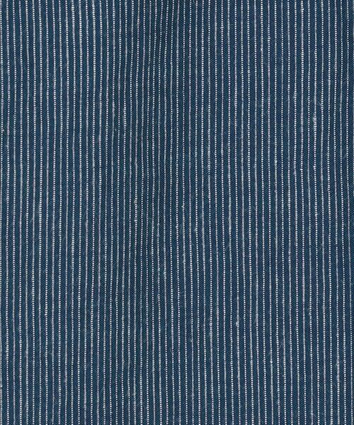 JOSEPH ABBOUD / ジョセフ アブード シャツ・ブラウス | 【キングサイズ・サスティナブル・7分袖】コットンリヨセルリネンコードストライプ シャツ | 詳細19