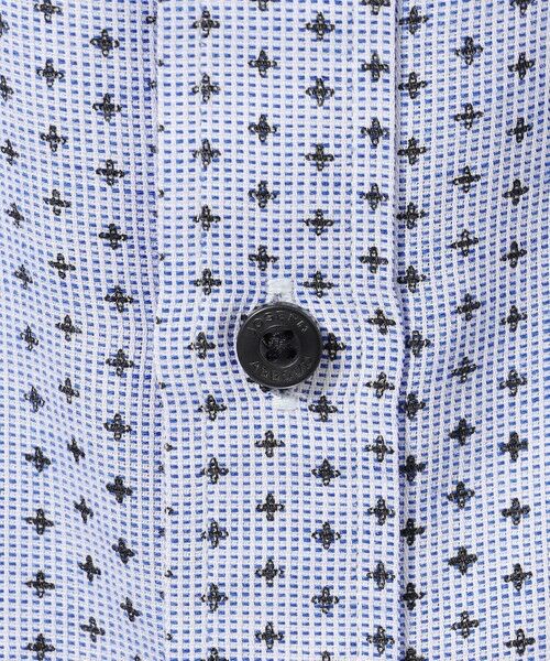 JOSEPH ABBOUD / ジョセフ アブード シャツ・ブラウス | 【ビジネスシーンに最適・サステイナブル】ソアロンンシャンブレープリント 半袖 シャツ | 詳細7